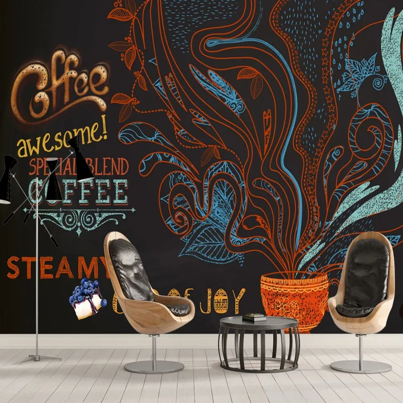 

Drop Shipping Photo Wallpaper European Cafe Tooling Background Wall Decoration Painting Mural Custom Lobby Studio Wallpaper