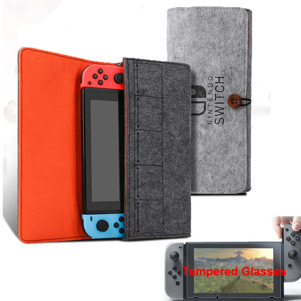 

Nintend Switch Carrying Case, Portable Travel Storage Bag Professional Pouch Box for Nintendo Switch Console&Game Cards