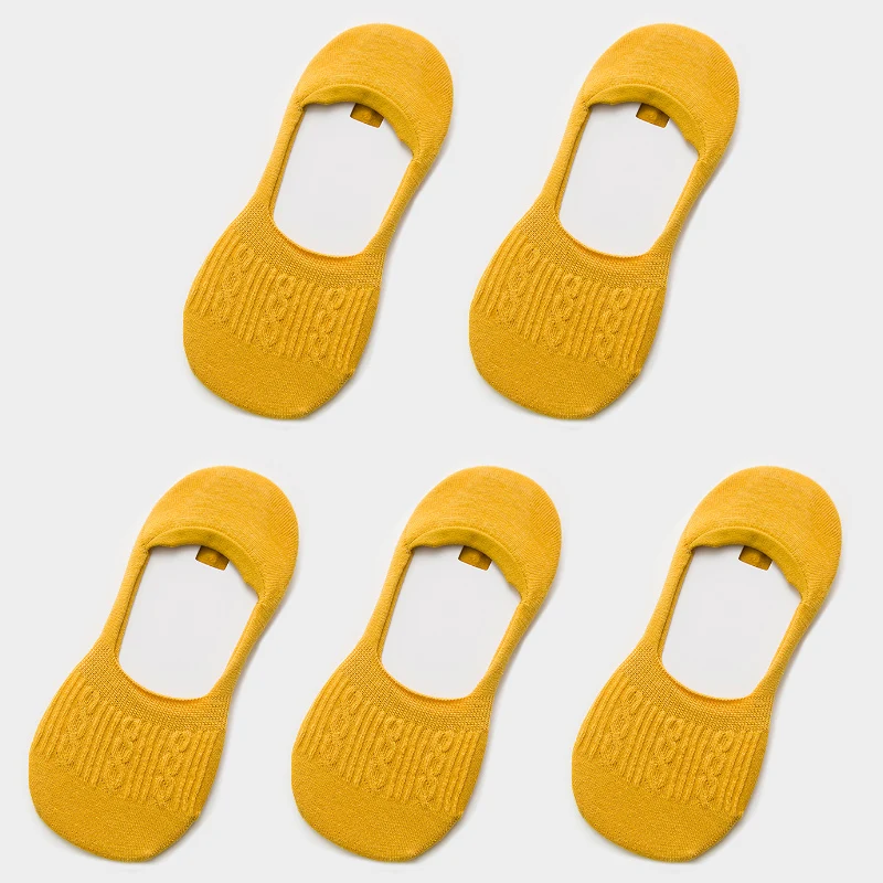 style J 5 pairs 5 пар, Хлопковые женские носки, одноцветные, снежинки, мягкие, забавные Женские носочки, летние носки-тапочки, Лидер продаж - Цвет: style J 5 pairs