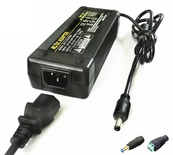 

CE UL power supply charger 12V 3A 6A 10A adapter 24V 3A 5A power driver 5.5mm x 2.5mm/2.1mm transformer converter AC/DC adapter