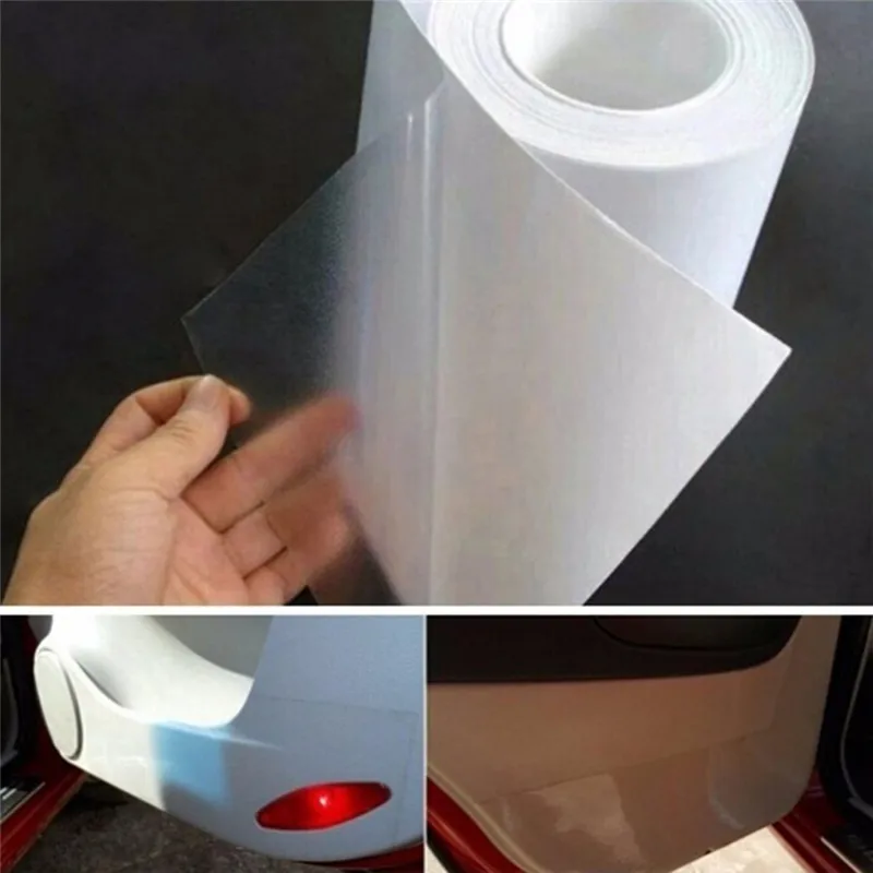 

1Pcs 3 Sizes Transparent Car Protective Film Rhino Skin Car Auto Bumper Hood Paint Protective Sticker