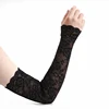 Protector solar de verano de encaje de la manga del brazo mujer brazo de moda clásico protección UV hielo brazo Fingerless guantes de conducción ► Foto 3/6