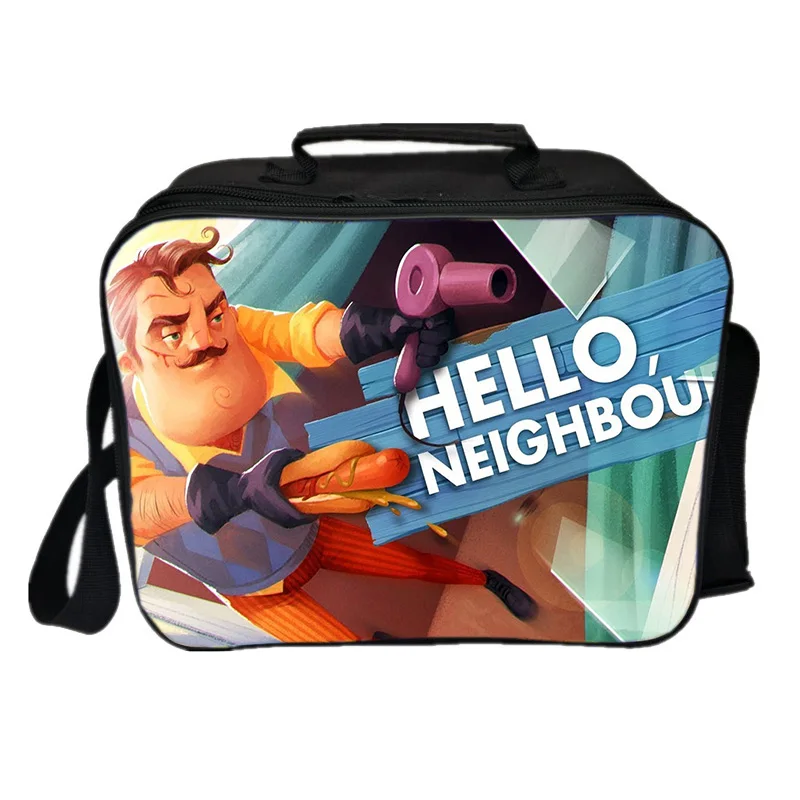 Hello neigher Термосумка для обедов с термоизоляцией, сумка-холодильник для льда Женская Мужская походная сумка через плечо свежая сумка для пикника