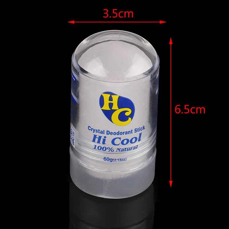 Nieuwe 60g removerstick met aluinkristallen voor okselontharing, geschikt voor dames en heren, voor het hele lichaam._voghion.com
