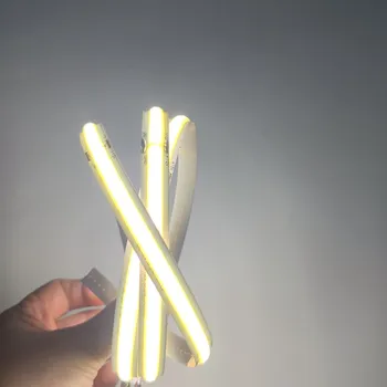 

5meter 12V/24V soft cob led strip light module warm white or cold white color is optional