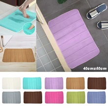 Dozzlor 40*60 см, коврик для ванной комнаты, ковер для ванной комнаты, коралловый флис, пена с эффектом памяти, коврик для ванной, для кухни, для двери, пола, tapis de bain