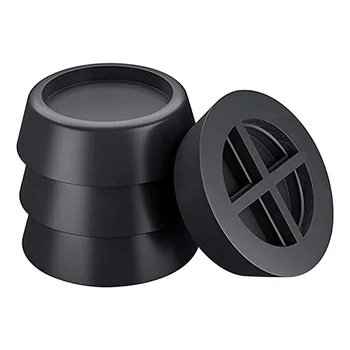 

4pcs Anti Vibration Furniture Protector For Washing Machine Universal Durable Mute Shock Proof Rubber Feet Pads Dryers Heighten