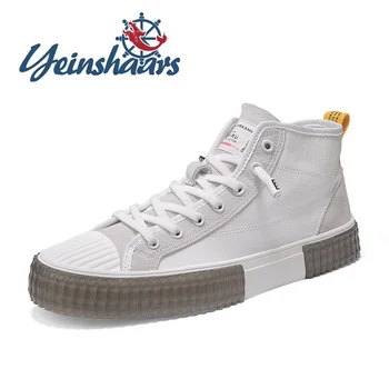 

High Quality Men Shoes Sneakers Classic Outdoor Luxury Shoes Flat High Top Fashion Shoes Leisure Antiskid Sneaker Spring Autumn