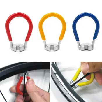 

Bicycle Spoke Wrench 360 Degree Rotation Spoke Cap Adjustment Steel Wire Key Bicycle Disassemble Repair Tools