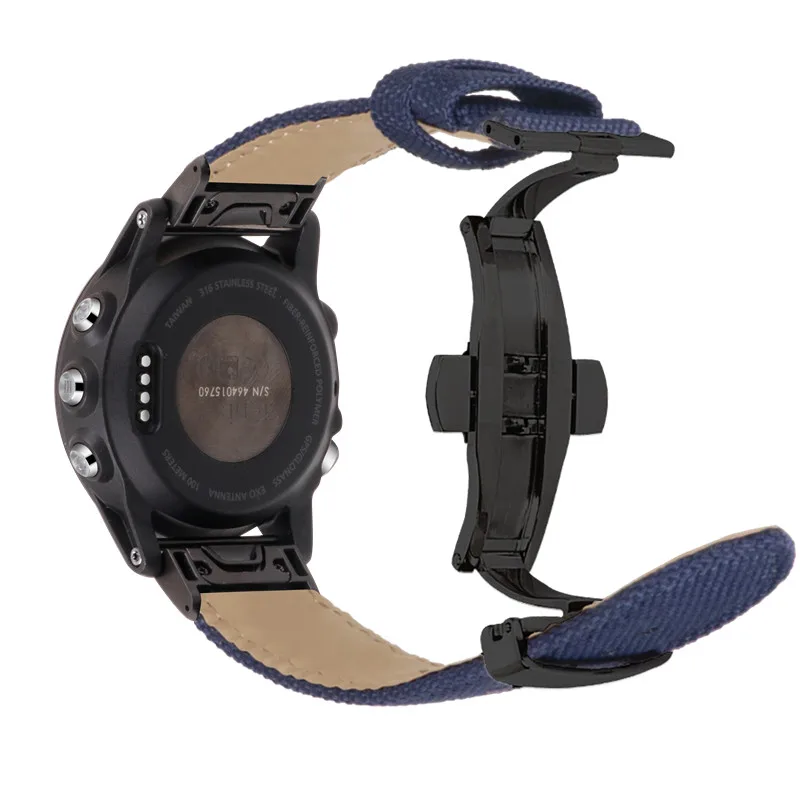 Высококачественный ремешок для часов Garmin Fenix 5X5 Plus 3 3HR 6S S60, быстросъемный нейлоновый браслет для Garmin Fenix 5 Band