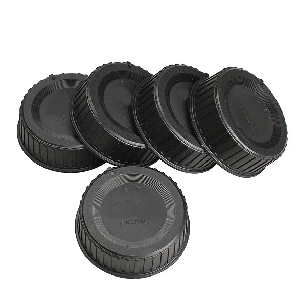 5pcs/Lot New Durable Plastic Rear Lens Cap Cover for All Nikon AF AF-S DSLR SLR Camera LF-4 Black Protection | Электроника