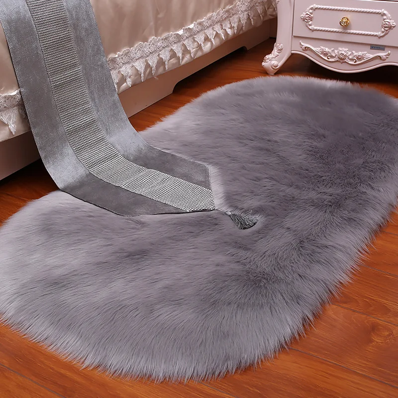 Details about   Faux Fur Sheepskin Area Rugs 6cm Shaggy Soft Floor Carpet Living Room Bedroom UK 
