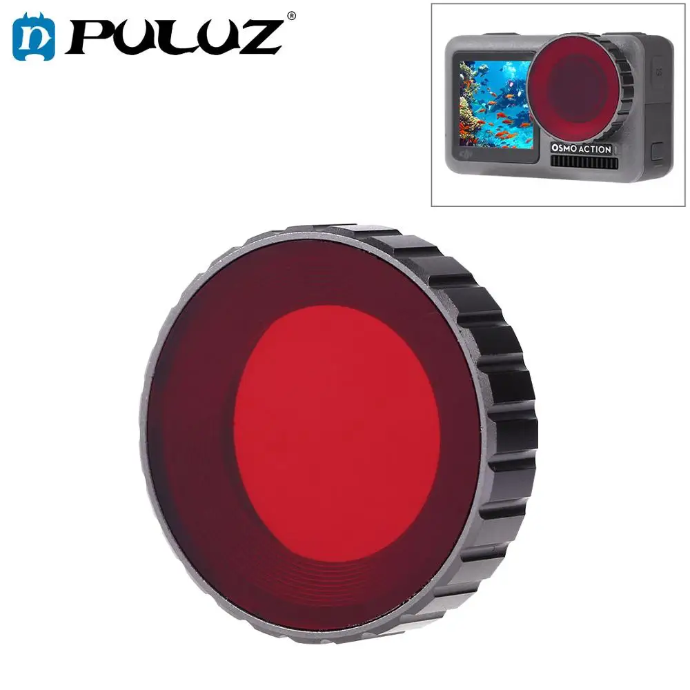 

PULUZ DJI Osmo Action Lens Diving Filter Coffin Sports Camera Filter Accessories