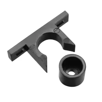 

uxcell Furniture Cabinet Door Single Roller Catch ABS Plastic Black 10Pcs