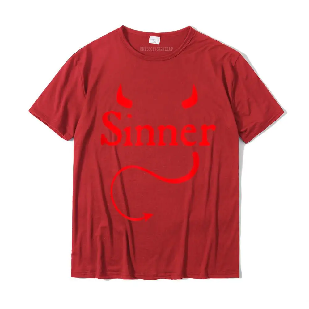 Casual Short Sleeve T Shirt Summer Fall O-Neck 100% Cotton Boy Top T-shirts Camisa Casual T Shirt Fashionable Top Quality Sinner Devil Horns Tail Rock Atheist Sin Lover T-Shirt__MZ17154 red