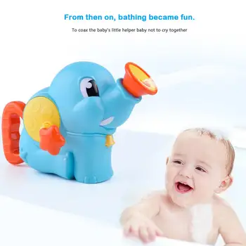 

Cartoon Elephant Baby Bath Toys Kids Funny ABS Float Spray Water Play Toys Children Swim Pool Bthroom Bathing Shower Soothe Tool
