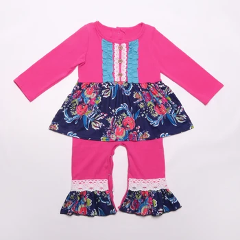 

Baby Chiildren Floral Clothes Girl Knitted Cotton Romper Winter Jumpsuit Newborn Infant Clothing