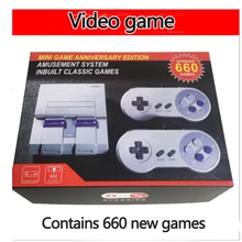 Miniconsola clásica de entretenimiento, Compatible con Super Nintendo Games Retro, consola portátil