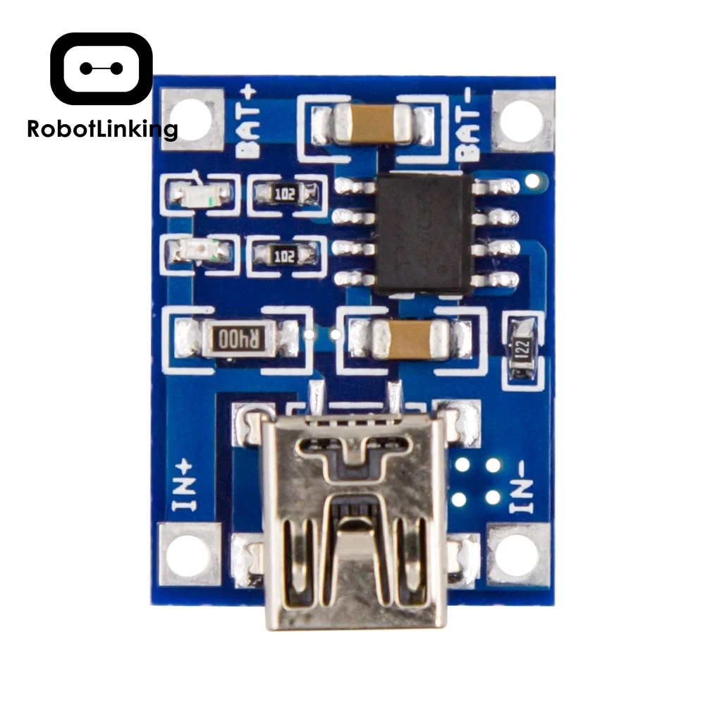 5 шт. Micro USB в 1A 18650 TP4056 модуль зарядного устройства литиевой батареи зарядная плата