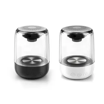 

Mini Portable LED Bluetooth Speaker Night Light Changing Wireless Stereo Bluetooth 5.0 Speaker Subwoofer for Phone/PC/TF Card/TW