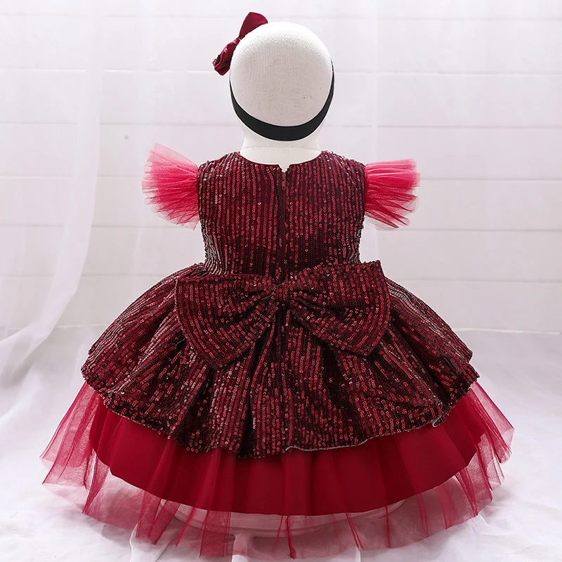 para bebê, 1 ano aniversário vestido, festa