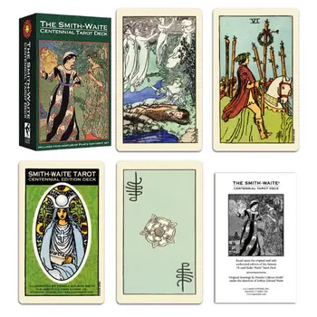 

78 Pcs/Pair Magic Tarot Single Centennial Edition Novice Divination Astrology Board Game Poker Cards
