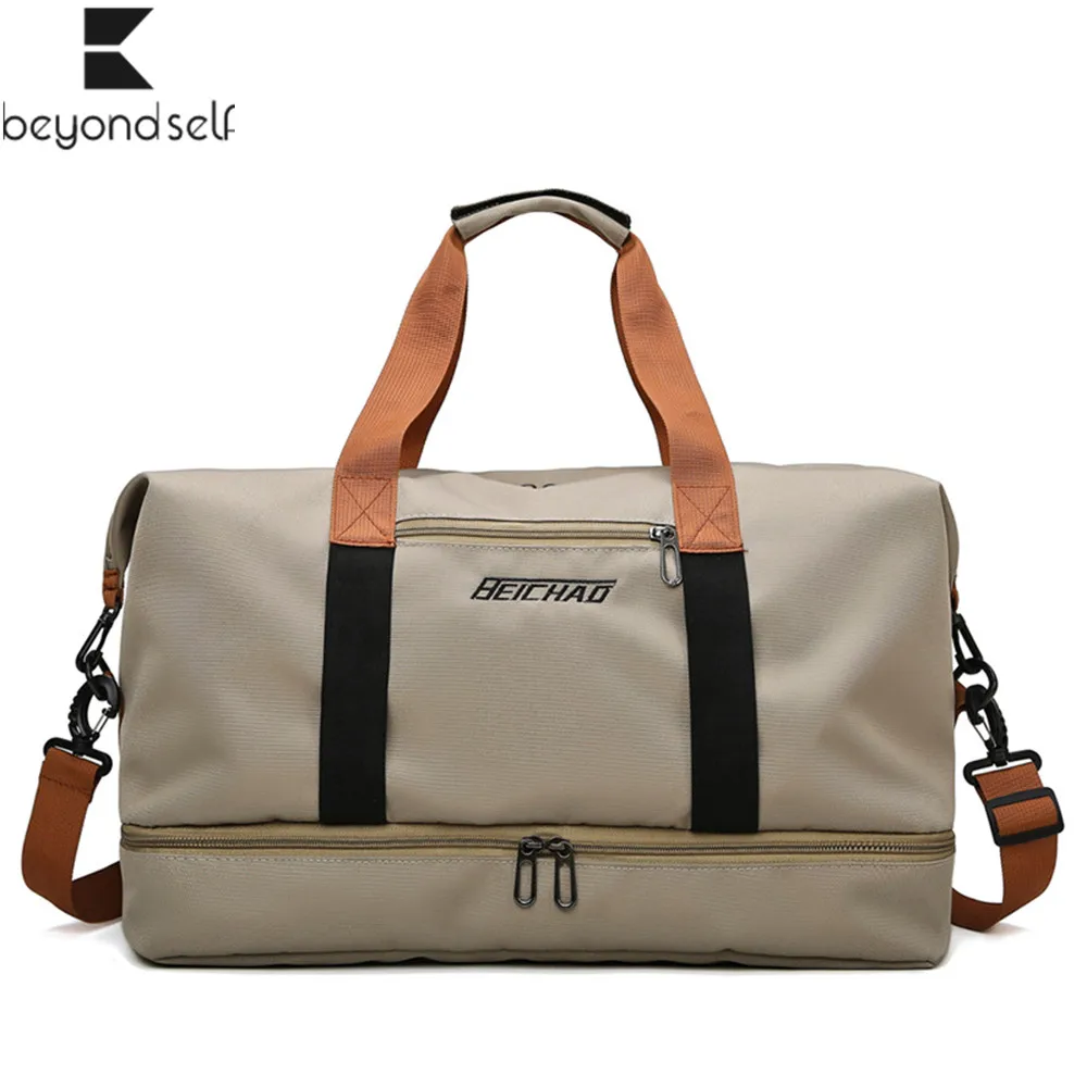 

Dry and Wet Separation Bag Outdoor Sports Bag Gym Fitness Yoga Large Capacity Waterproof Men Women Single Shoulder Handbag 7686