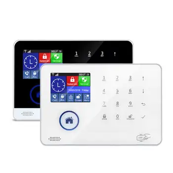 

BL-6600 WIFI & GSM 3G dual network touch screen with Wifi Wireless IP camera smart home burglar alarm systems