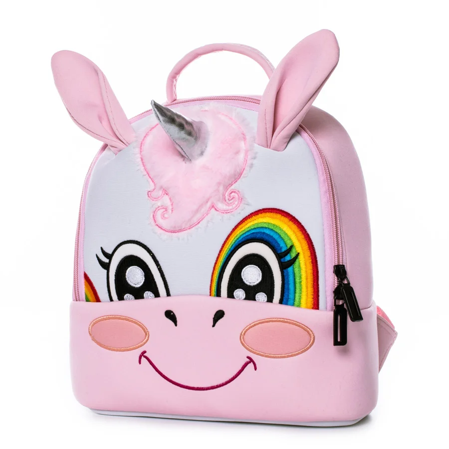 Детский портфель с изображением единорога и скула, детский рюкзак с бабочкой, школьный рюкзак для детей, Meninas, детская школьная сумка для детского сада