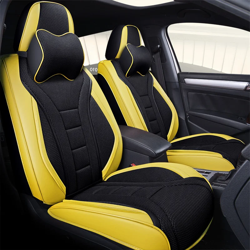  Car Seat Cover Set Covers for Automobile Seat Auto Accessories for Skoda Octavia 1 2 3 A5 A7 Tour R