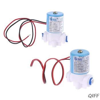 

G1/4" Solenoid Valve Plastic Normally Closed 2 Way 12V DC 0-120PSI 0-0.8MPa Kit