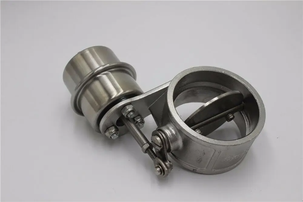 

3'' 76mm Stainless Steel Exhaust Control Valve Set Vacuum Actuator Open Style