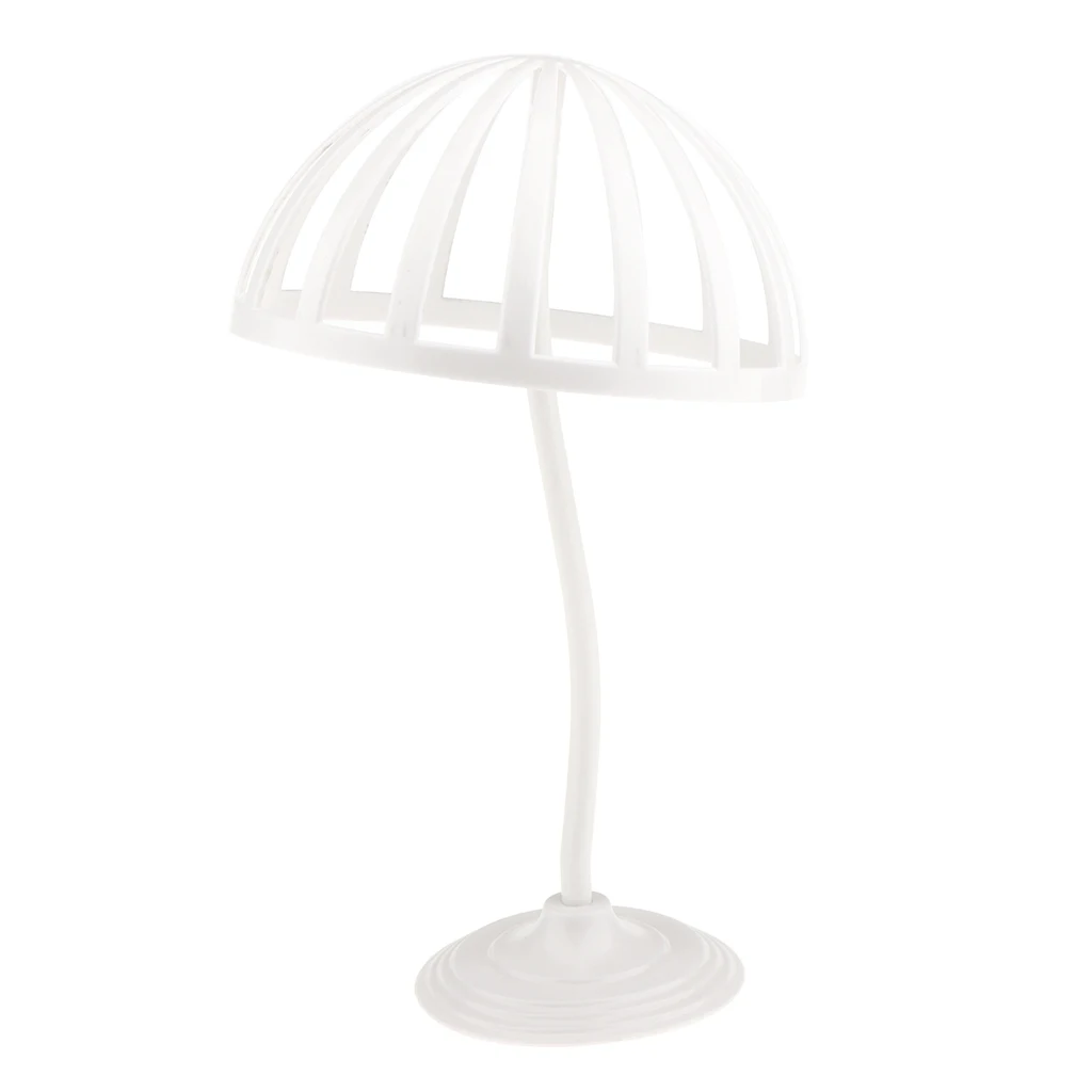 High Quality Durable Plastic Hair Wigs Hat Sports Cap Storage Display Holder Rack Dryer Stand Hairpieces Displaying Stander