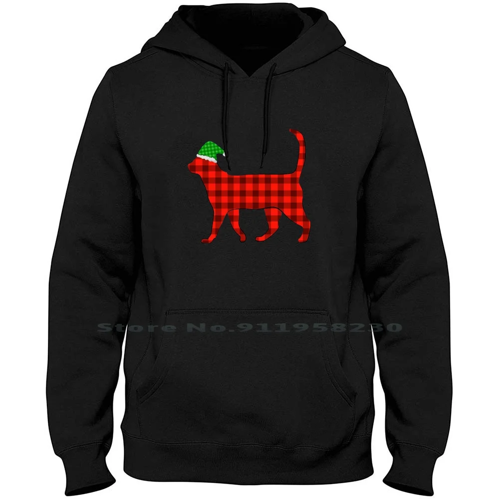 

Christmas Cat Men Women Hoodie Pullover Sweater 6XL Big Size Cotton St Fashion Trendy T Shirt