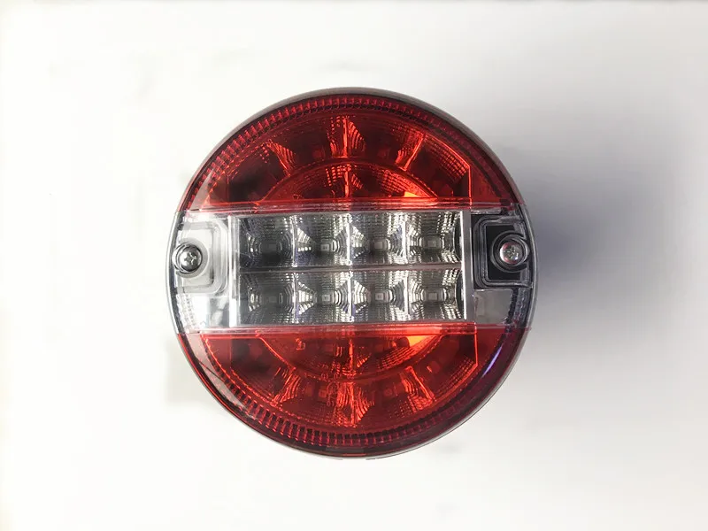 Универсальный 2X12 v круглый светодиодный задний Габаритные задние фонари грузовик грузовой фургон прицеп Camper автомобильный индикатор остановки света