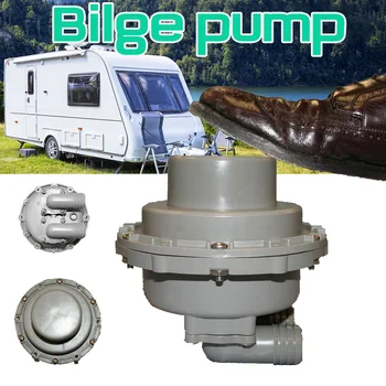 

RV Foot Press Beveled Design Bilge Pump Marine Boat Durable Portable Small Self Priming Toilet Wash Basin Easy Install