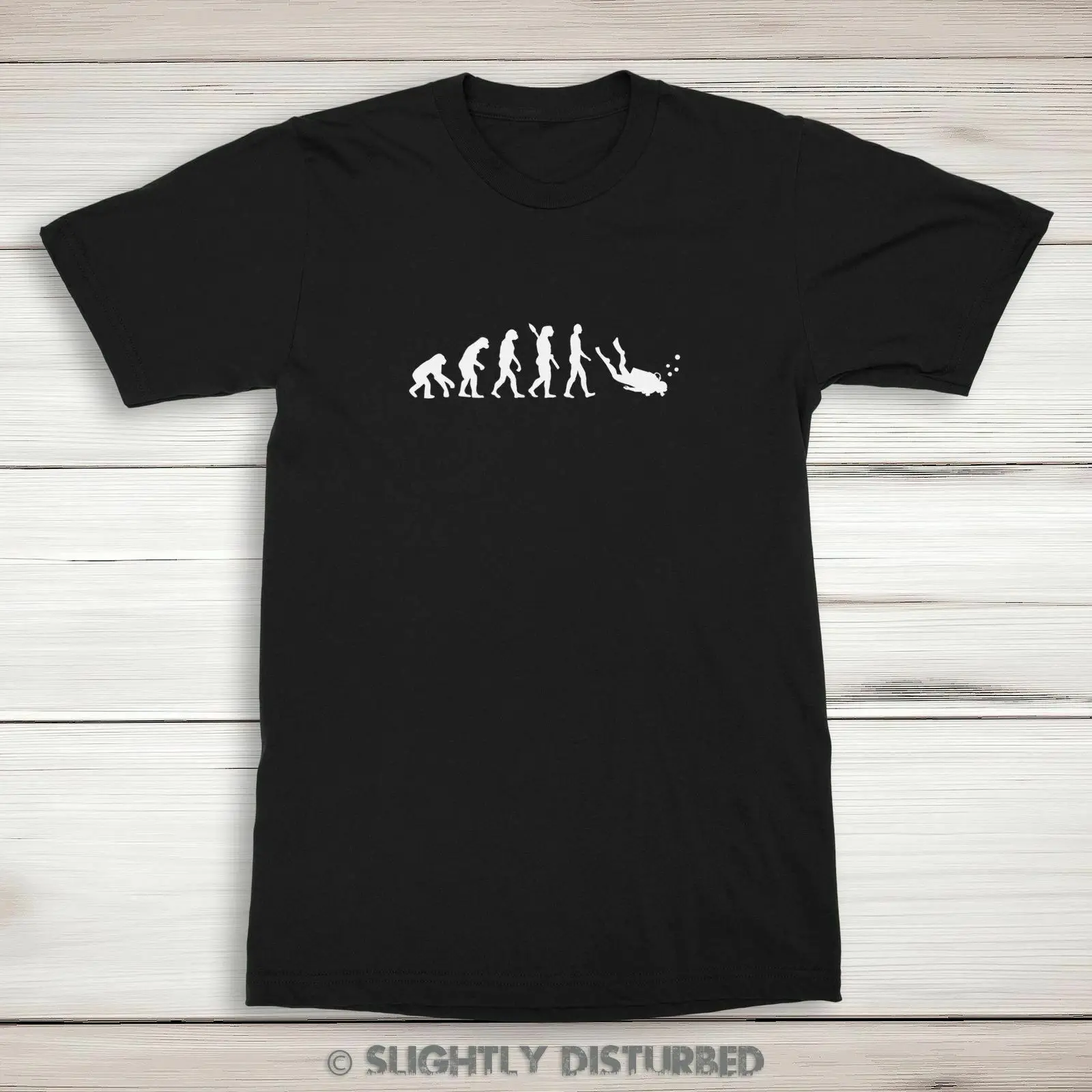 

Evolution Of A Scuba Diver Men's T-Shirt