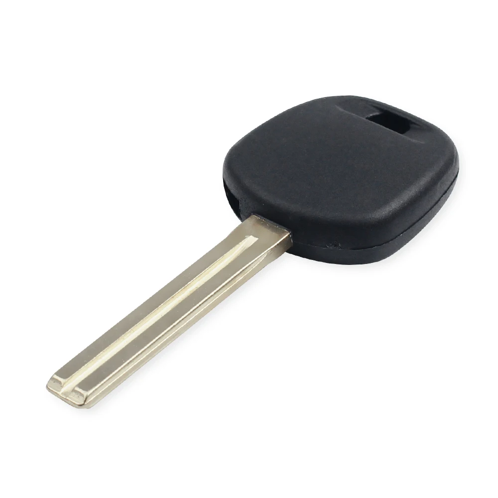 KEYYOU 10 шт. пустой необработанный ключ для автомобиля оболочки с TOY40(46 мм) длинным лезвием для Toyota для Lexus резервный транспондер чип ключ чехол