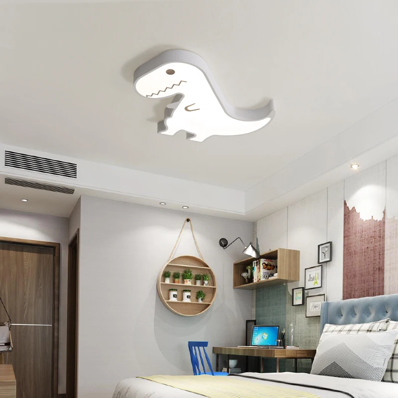 

AWSIaiton Modern Ceiling Lights luminaire for children Baby kids bedroom Cartoon Dinsour Ceiling Lamp for baby boys girls child