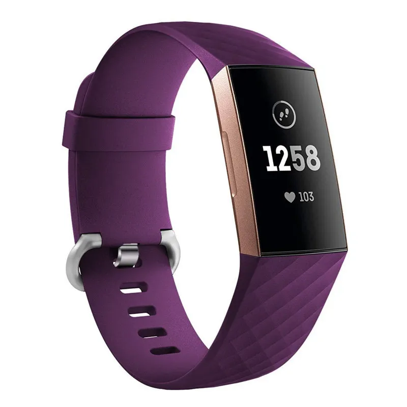 Оригинальный официальный ремешок для Fitbit Charge 3 сменные спортивные аксессуары