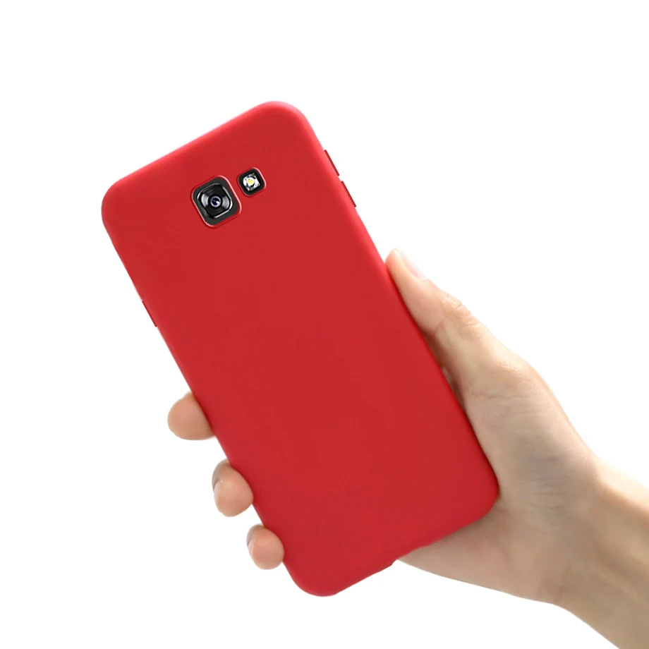 Для samsung Galaxy A5 чехол на бампер samsung A5 чехол Капа силиконовый мягкий TPU чехол для телефона для samsung A520 A520F чехол s - Цвет: Red