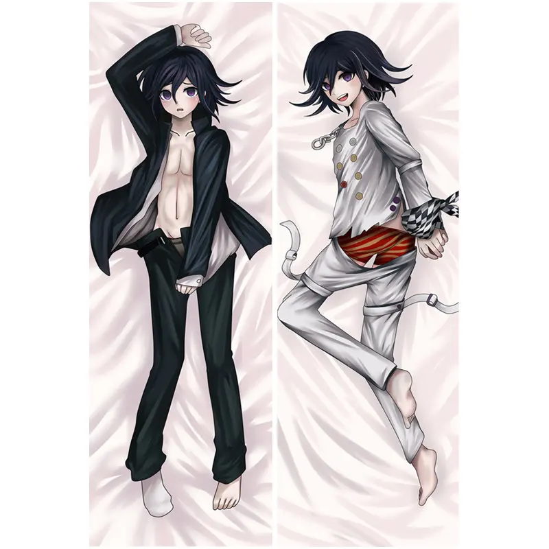 Polyester Аниме данганронпа Наволочки Dakimakura Чехол Cool boy Naegi Makoto 3D двухсторонние постельные принадлежности обнимающие наволочки для подушек DM02 - Цвет: Polyester