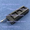 One pcs Black High Quality 40 PIN Universal ZIF Socket for DIP IC MCU+40 PIN Round Hole Socket ► Photo 3/5