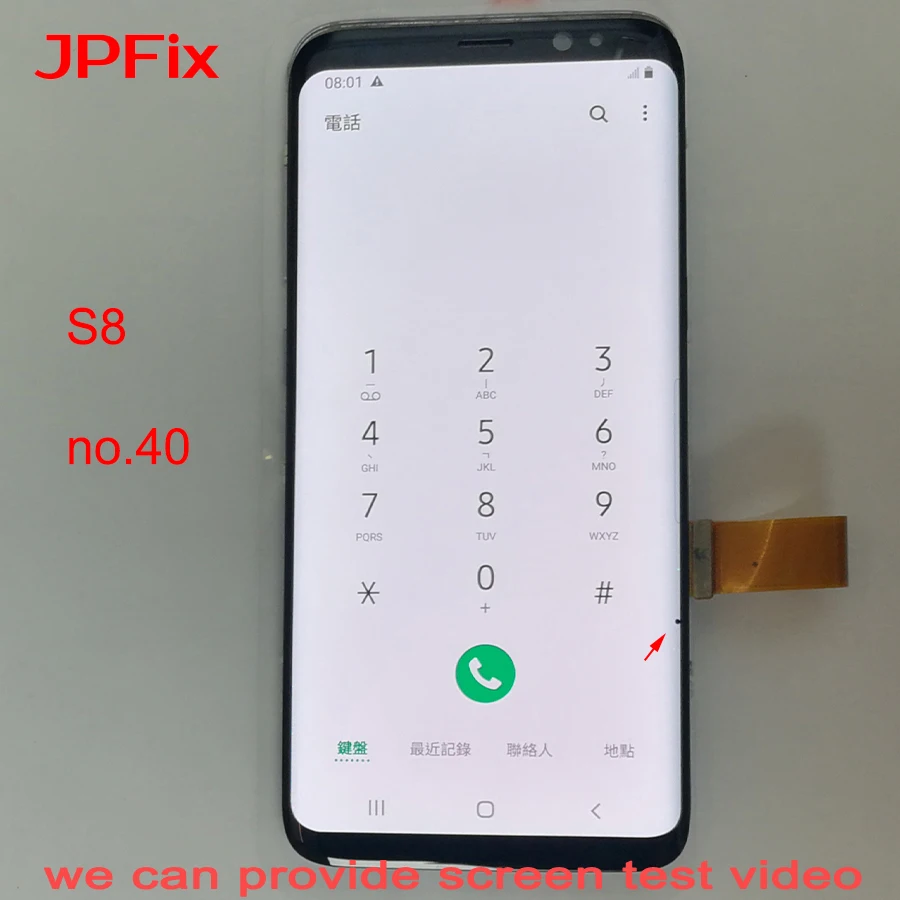 Оригинальный ЖК-дисплей для SAMSUNG Galaxy S8 G950FD сенсорный экран сенсорное стекло