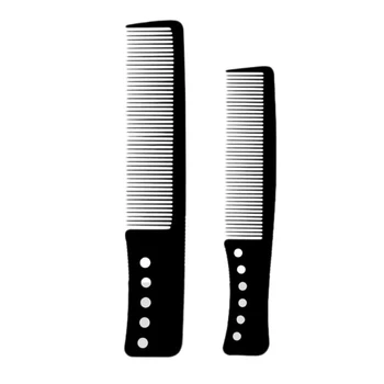 

2Pcs Thin Section Hair Comb,Haircut Flat Head Comb Heat-Resistant Wide Tooth Comb Haircut Comb