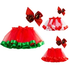 Модная детская юбка-пачка для девочек для рождественской вечеринки; танцевальный костюм для балета; юбка+ заколка с бантом; юбки для девочек; faldas; юбка для девочки;# A10