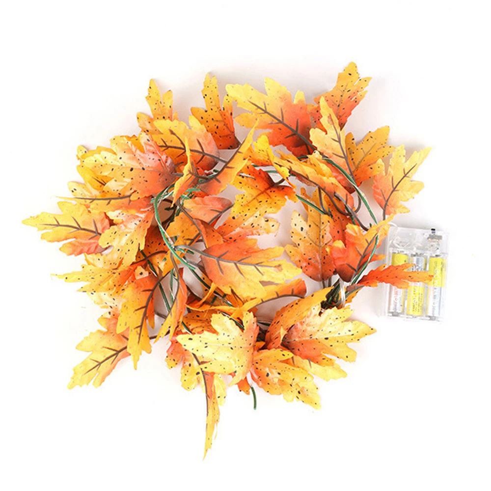 

Led Maple Leaf String Lights Thanksgiving Ins Room Decoration Lights Halloween String Lights Rattan Halloween String Lights
