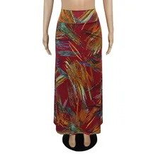 Летний женский богемный пляжный сарафан, вечерняя длинная юбка, повседневная юбка с высокой талией, 9,5