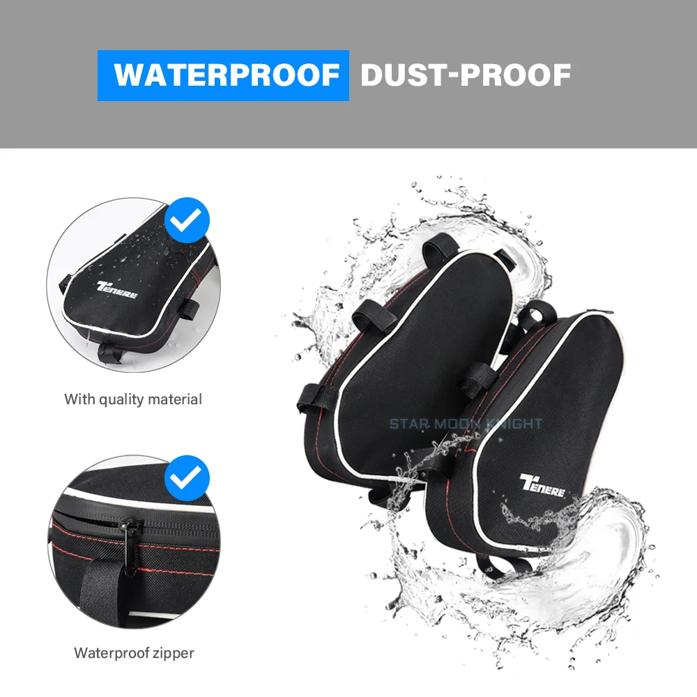 Fit For YAMAHA TENERE 700 Tenere700 XTZ 700 T700-Motorcycle Frame Crash Bars Waterproof Bag Repair Tool Placement Bag