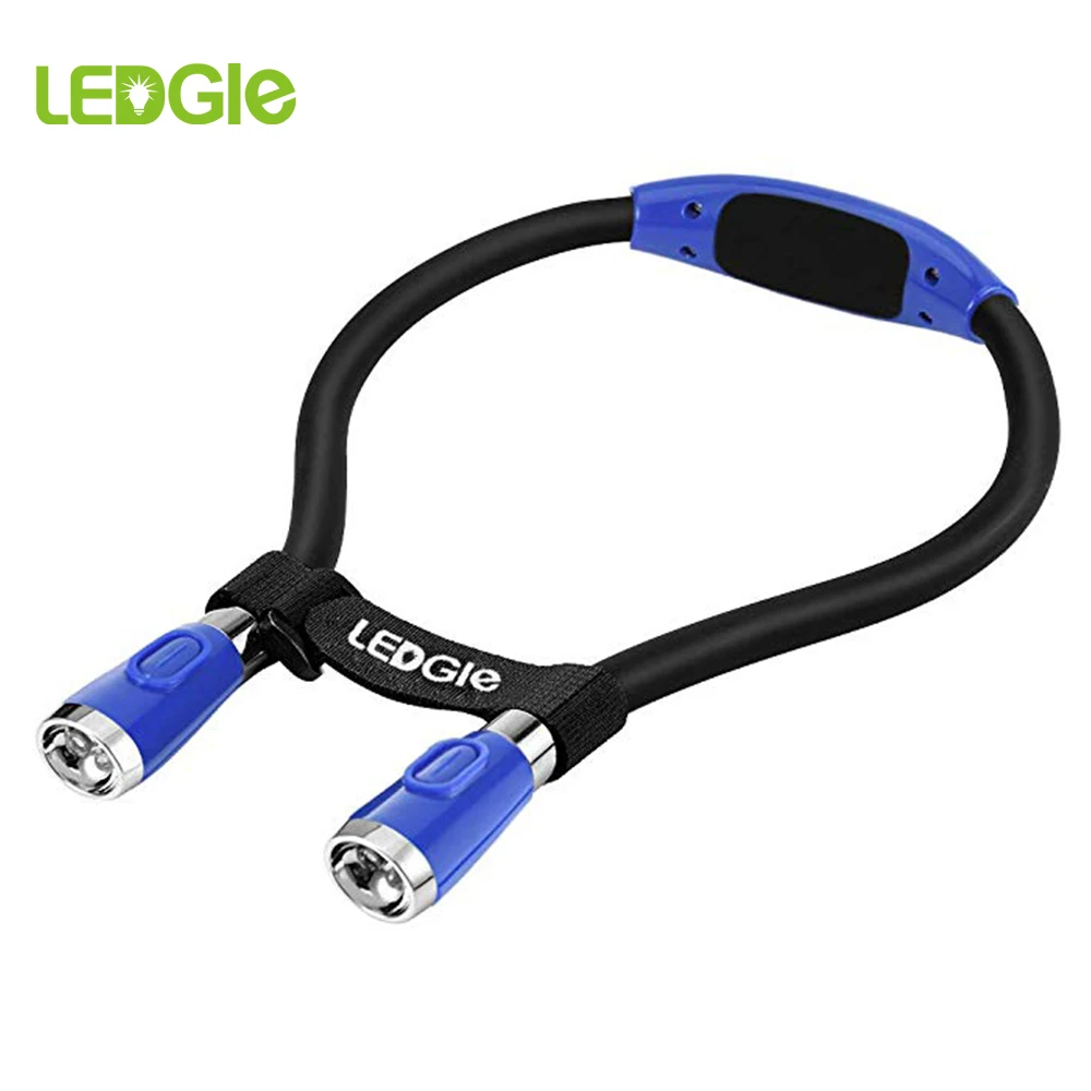 Ledgle Высокое качество Новинка светодиодный ночник фонарик гибкий Handsfree Средства